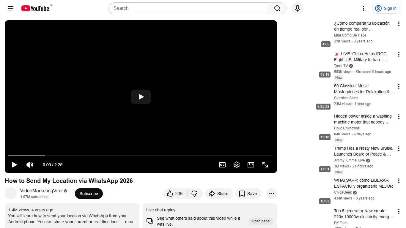 How to Send My Location via WhatsApp 2026 - YouTube