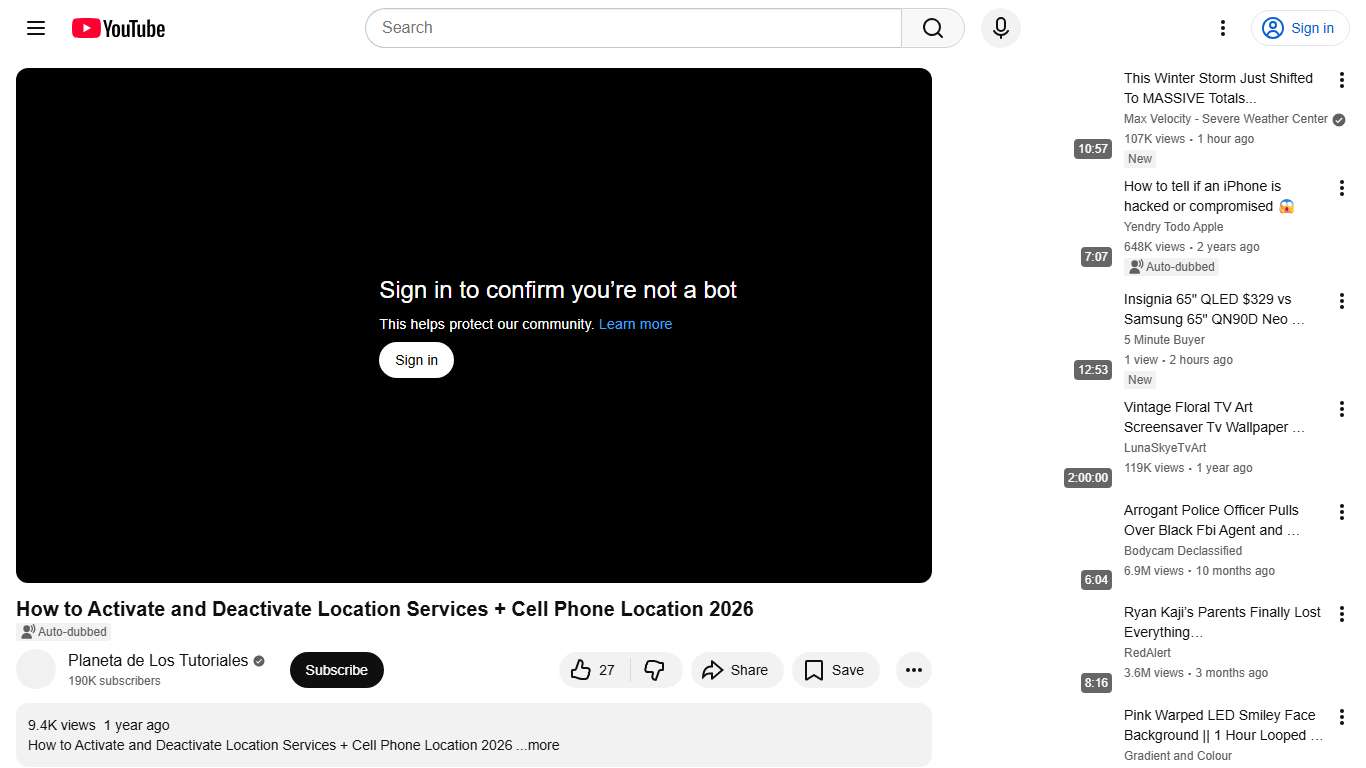 How to Activate and Deactivate Location Services + Cell Phone Location 2026 - YouTube